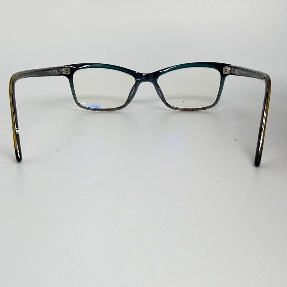 OGI Heritage 9124 Eyeglasses Frames Blue Teal‎ Marble 48-17-140 21555
